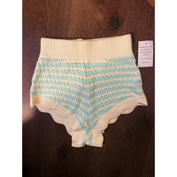 For Love and Lemons lizzy stripe knit shorts - Picture 3 of 4